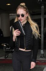 SOPHIE TURNER Arrives at LAX Airport in Los Angeles 01/04/2017