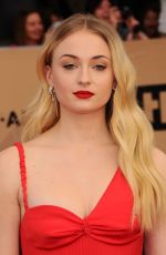 SOPHIE TURNER at 23rd Annual Screen Actors Guild Awards in Los Angeles 01/29/2017