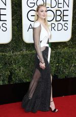 SOPHIE TURNER at 74th Annual Golden Globe Awards in Beverly Hills 01/08/2017