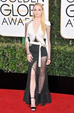 SOPHIE TURNER at 74th Annual Golden Globe Awards in Beverly Hills 01/08/2017
