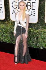 SOPHIE TURNER at 74th Annual Golden Globe Awards in Beverly Hills 01/08/2017