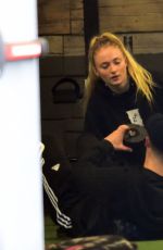 SOPHIE TURNER at a Gym in West Hollywood 01/05/2017