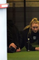 SOPHIE TURNER at a Gym in West Hollywood 01/05/2017
