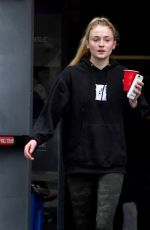 SOPHIE TURNER at a Gym in West Hollywood 01/05/2017