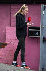 SOPHIE TURNER at a Gym in West Hollywood 01/05/2017