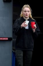 SOPHIE TURNER at a Gym in West Hollywood 01/05/2017