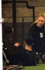 SOPHIE TURNER at a Gym in West Hollywood 01/05/2017