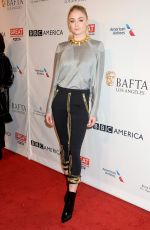 SOPHIE TURNER at Bafta Tea Party in Los Angeles 01/07/2017
