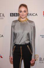 SOPHIE TURNER at Bafta Tea Party in Los Angeles 01/07/2017