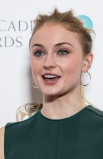 SOPHIE TURNER at British Academy Film Awards Nominations at bafta in London 01/10/2017