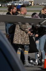 SOPHIE TURNER Out in Beverly Hills and Boarding a Private Jet 01/19/2017