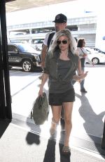 STACY FERGIE FERGUSON at LAX Airport in Los Angeles 12/29/2016