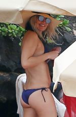 STACY FERGIE FERGUSON in Bikini at a Beach in Hawaii 12/31/2016