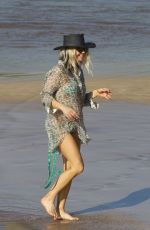 STACY FERGIE FERGUSON in Bikini at a Beach in Maui 01/04/2017