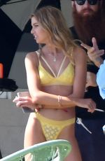 STELLA MAXWELL on the Set of Victoria