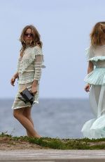 SUKI WATERHOUSE on the Set of a Photoshoot for Pop & Suki in Malibu 01/18/2017