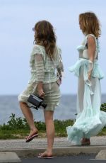 SUKI WATERHOUSE on the Set of a Photoshoot for Pop & Suki in Malibu 01/18/2017