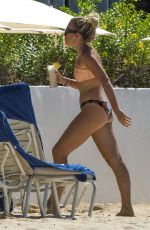 TALLIA STORM in Bikini at a Beach in Bridgetown 01/04/2017