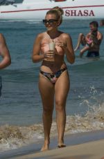 TALLIA STORM in Bikini at a Beach in Bridgetown 01/04/2017
