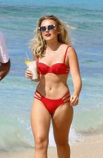 TALLIA STORM in Various Bikinis on Holiday in Barbados 01/02/2017