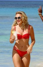 TALLIA STORM in Various Bikinis on Holiday in Barbados 01/02/2017