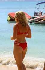 TALLIA STORM in Various Bikinis on Holiday in Barbados 01/02/2017