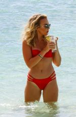 TALLIA STORM in Various Bikinis on Holiday in Barbados 01/02/2017