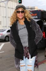 TAMAR BRAXTON at Los Angeles International Airport 01/03/2017