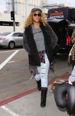 TAMAR BRAXTON at Los Angeles International Airport 01/03/2017