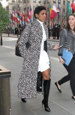 TAMRON HALL Out and About in New York 01/30/2017
