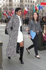 TAMRON HALL Out and About in New York 01/30/2017