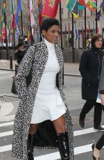 TAMRON HALL Out and About in New York 01/30/2017