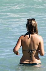 TANYA BURR in Bikini at a Beach in Miami 01/24/2017