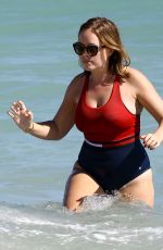 TANYA BURR in Bikini at a Beach in Miami 01/24/2017