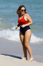 TANYA BURR in Bikini at a Beach in Miami 01/24/2017