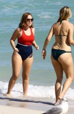 TANYA BURR in Bikini at a Beach in Miami 01/24/2017