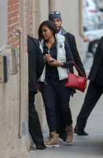 TARAJI P. HENSON Arrives at Jimmy Kimmel Live in Hollywood 01/03/2017