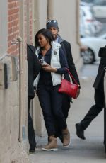 TARAJI P. HENSON Arrives at Jimmy Kimmel Live in Hollywood 01/03/2017