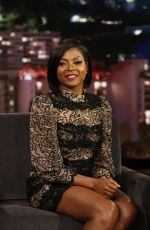 TARAJI P. HENSON at Jimmy Kimmel Live in HOllywood 01/03/2017