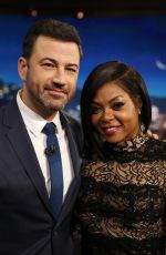 TARAJI P. HENSON at Jimmy Kimmel Live in HOllywood 01/03/2017