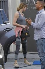 TAYLOR SWIFT in Tights Leaves a Gym in West Hollywood 01/11/2017