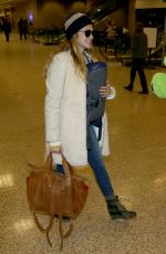 TERESA PALMER Arrives in Salt Lake City 01/19/2017