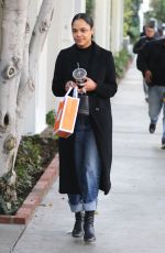 TESSA THOMPSON Out and About in West Hollywood 01/06/2017