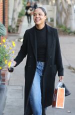 TESSA THOMPSON Out and About in West Hollywood 01/06/2017