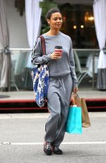 THANDIE NEWTON Out Shopping in Beverly Hills 01/09/2017