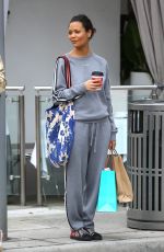 THANDIE NEWTON Out Shopping in Beverly Hills 01/09/2017