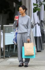 THANDIE NEWTON Out Shopping in Beverly Hills 01/09/2017