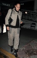TRACEE ELLIS ROSS Out for Dinner in West Hollywood 01/02/2017
