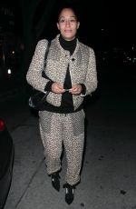 TRACEE ELLIS ROSS Out for Dinner in West Hollywood 01/02/2017