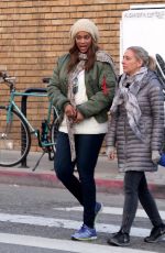 TYRA BANKS Out and About in Venice Beach 01/04/2017